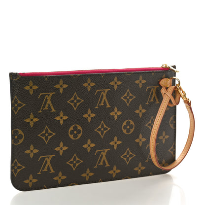 Louis Vuitton Monogram Neverfull MM GM Pochette Pivoine 3 of 7