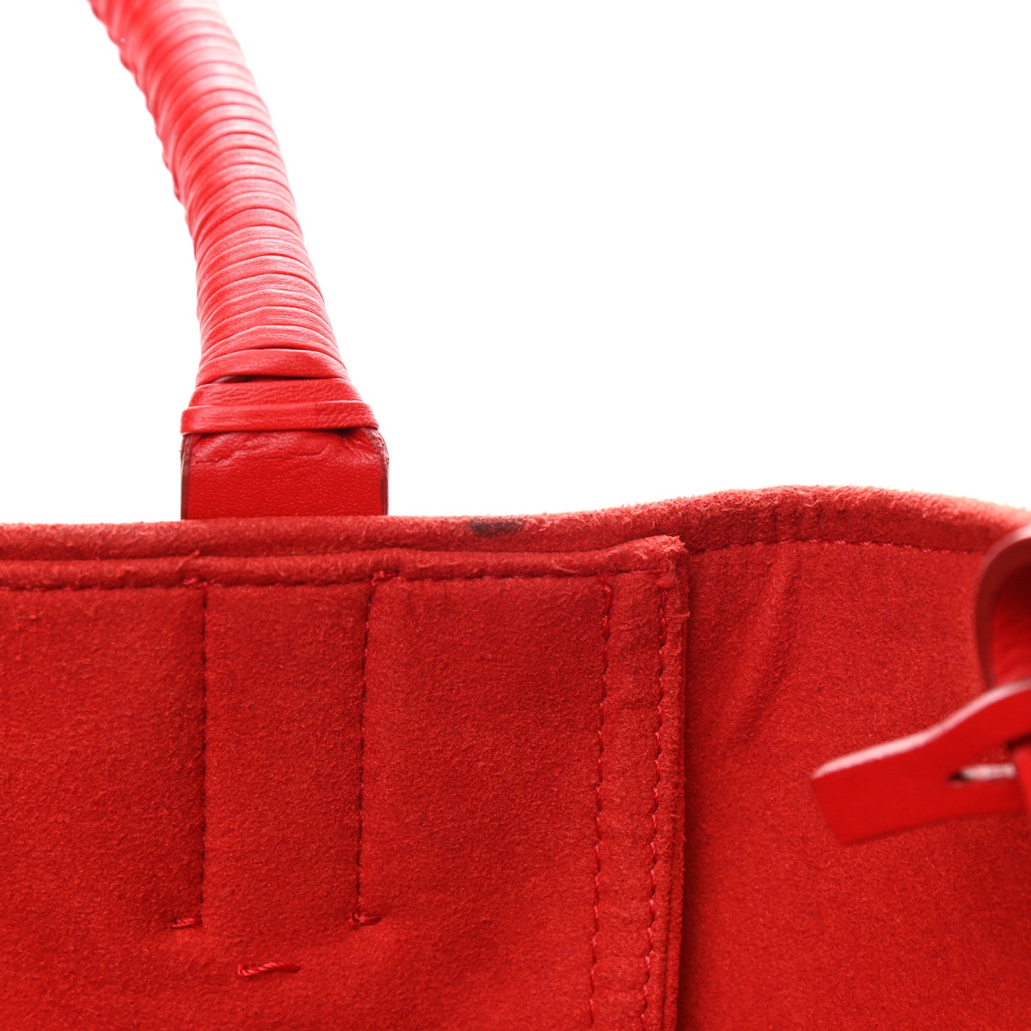 Givenchy Calfskin Large Whipstitch Antigona Tote Red 11 of 11