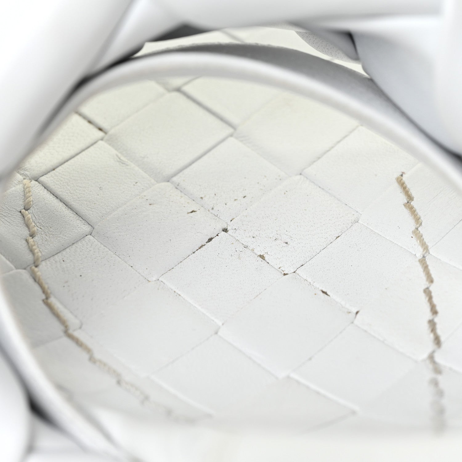 Bottega Veneta Nappa Maxi Intrecciato Lido Mule Sandals 37 Optic White 15 of 15