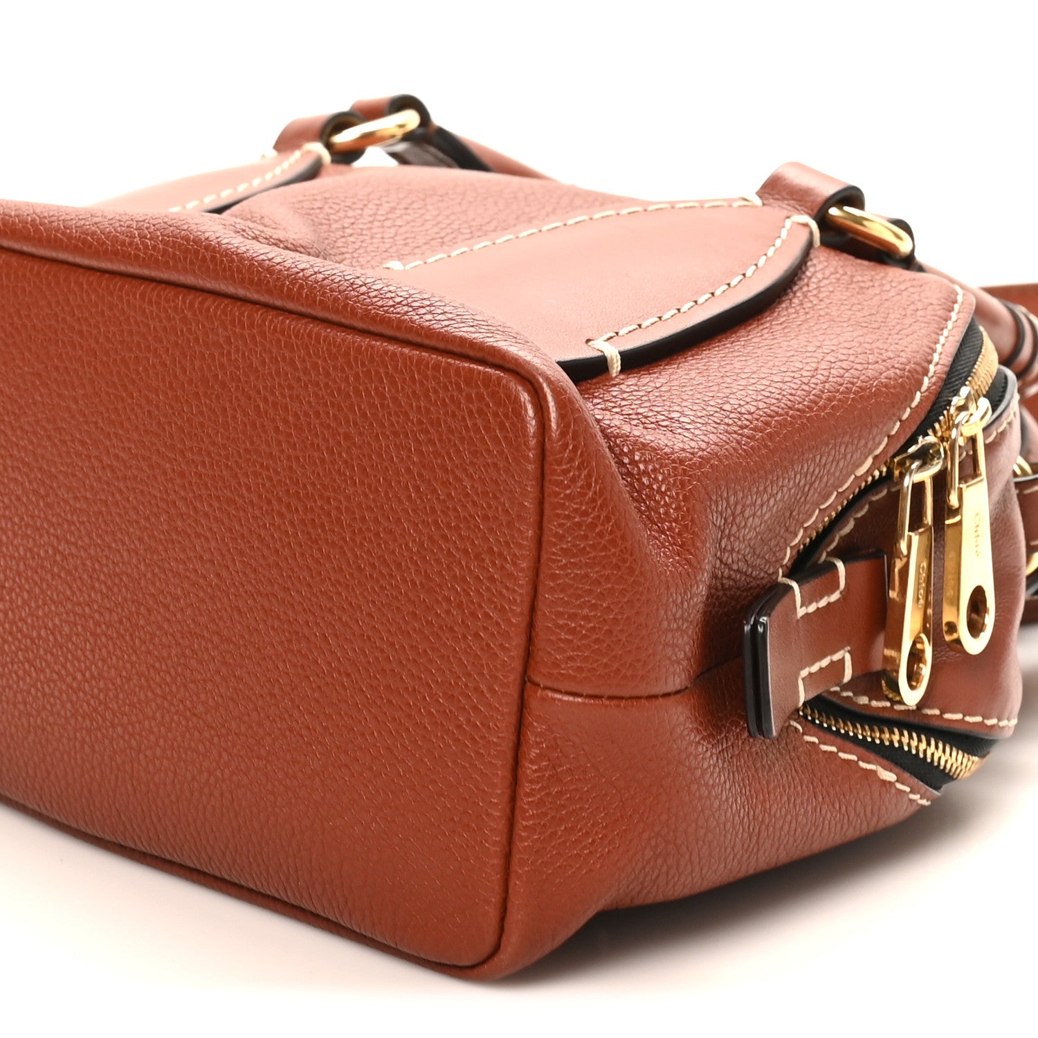 Chloe Calfskin Small Daria Sepia Brown 9 of 9