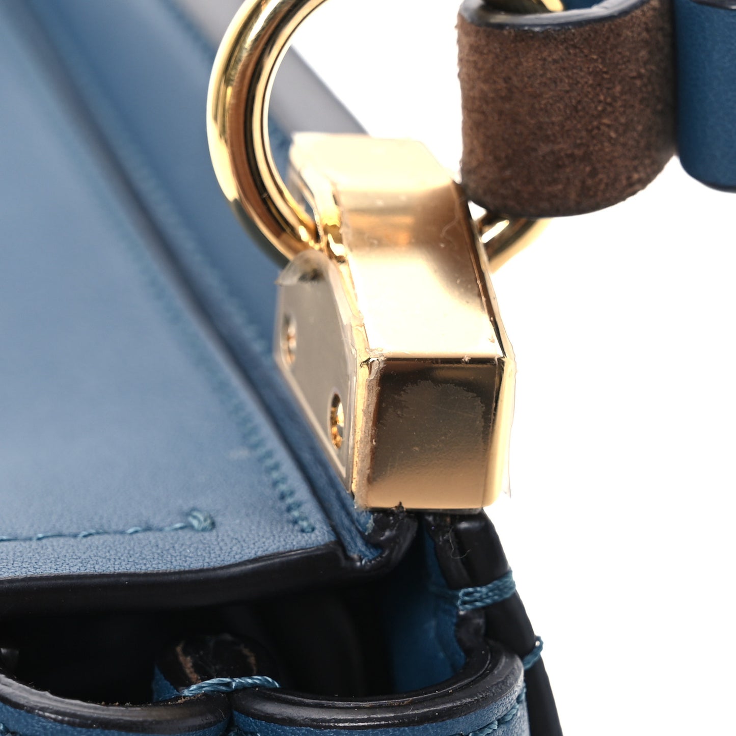Calfskin Mini Mystic Shoulder Bag Navy