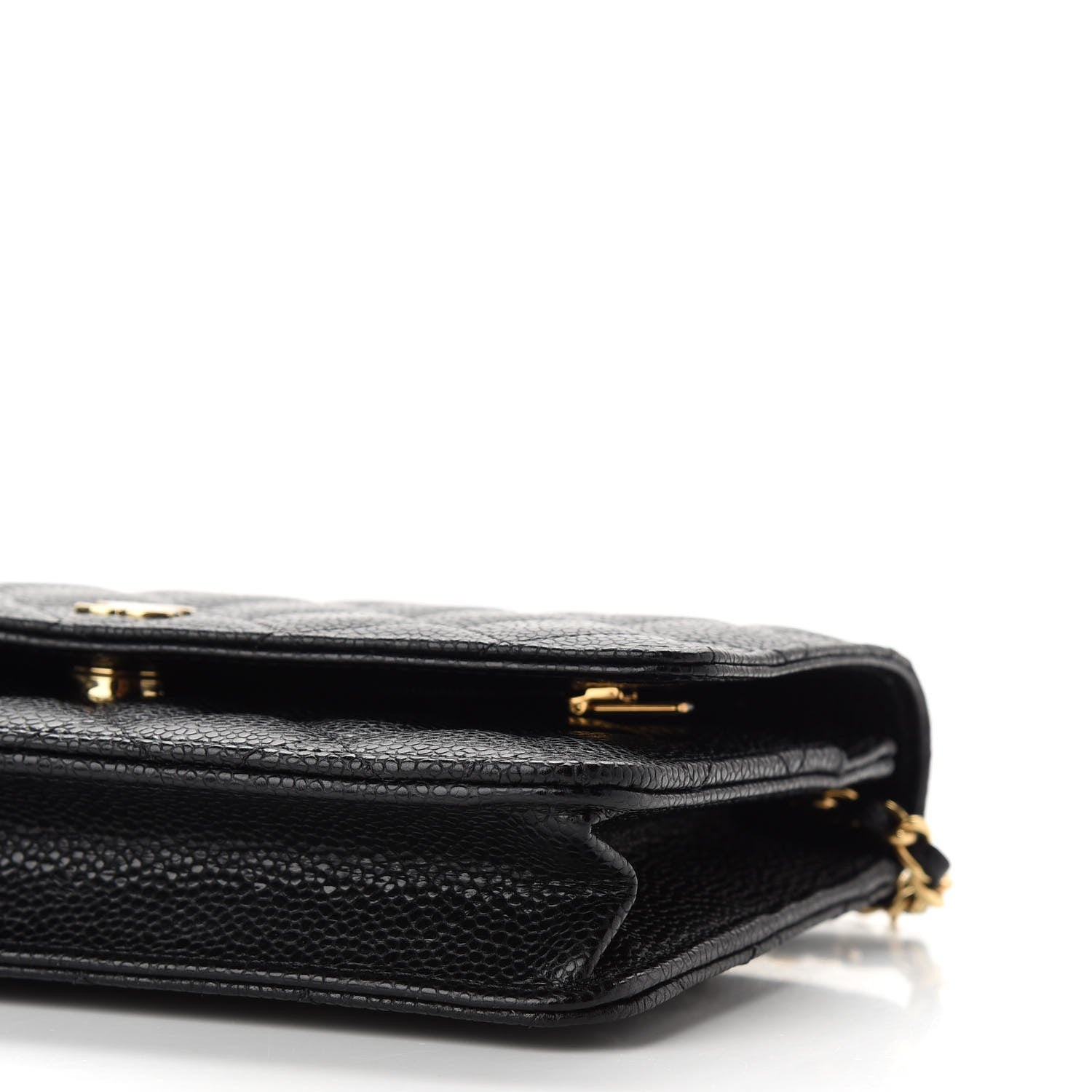 Chanel Caviar Quilted Wallet On Chain WOC Black 6 of 10