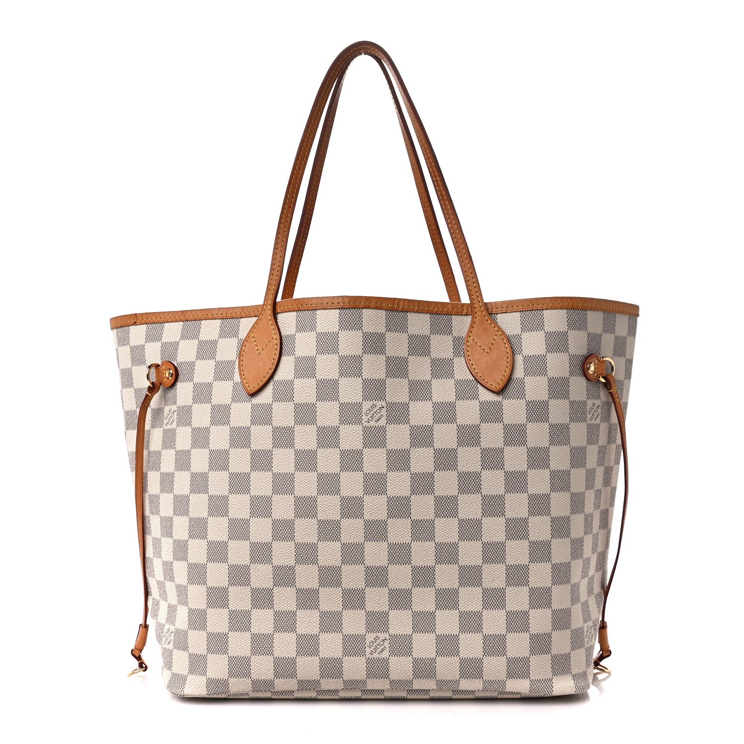 Louis Vuitton Damier Azur Neo Neverfull MM Rose Ballerine 1 of 12