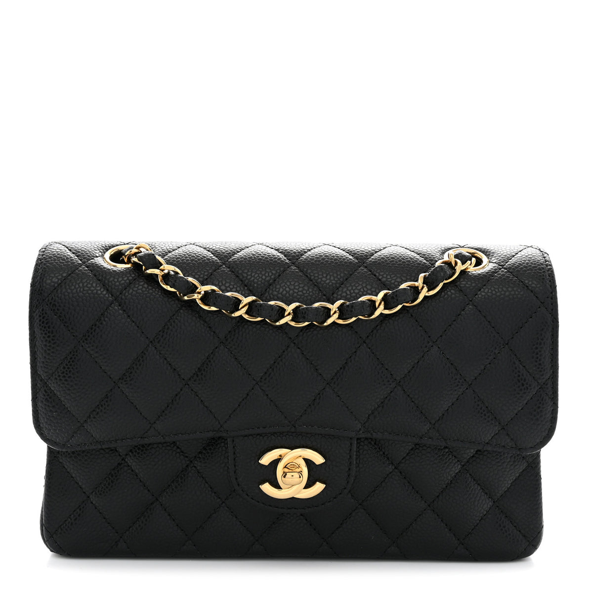 Chanel Caviar Quilted Small Double Flap Black 1 of 11
