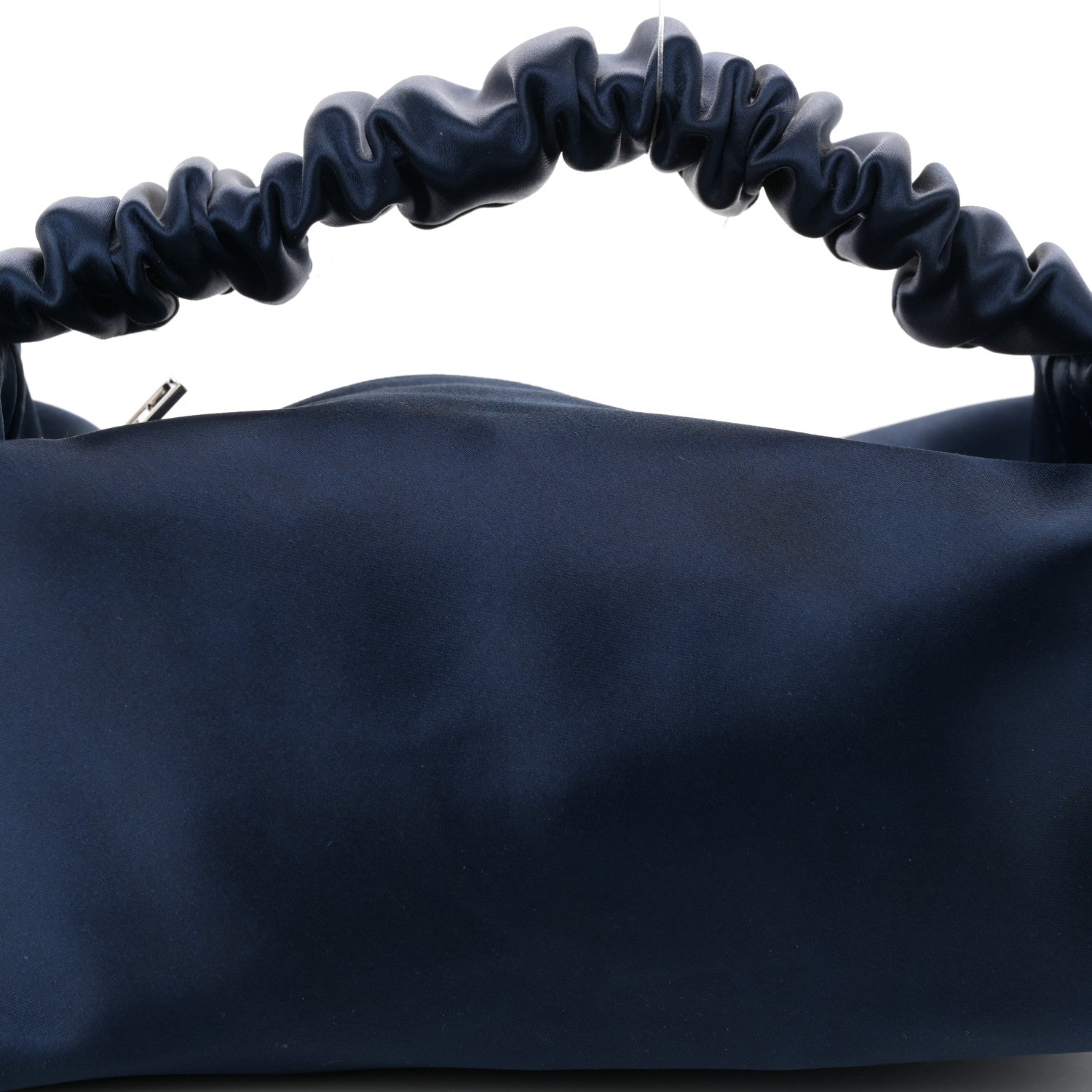 Alexander Wang Satin Mini Scrunchie Bag Night Sky 7 of 10