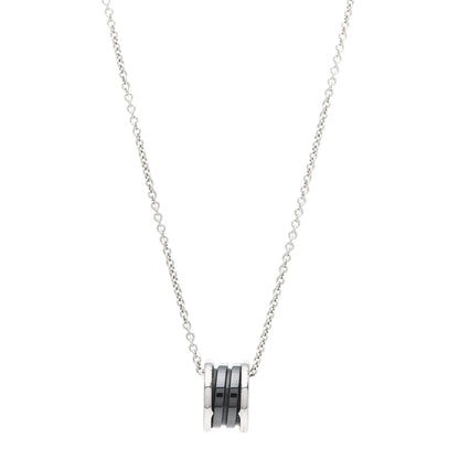 Bulgari Sterling Silver Ceramic Save The Children Pendant Necklace 1 of 5