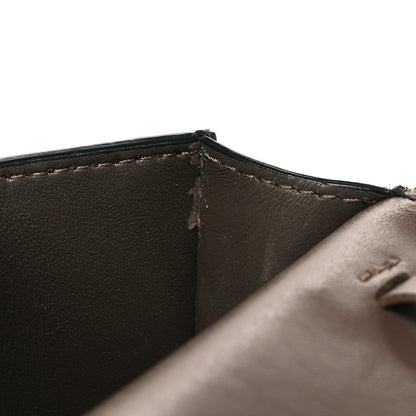 Fendi Vitello Ceylon Bi-Color FF 1974 Embossed FF Diamonds Chain Wallet Maya Black 11 of 12