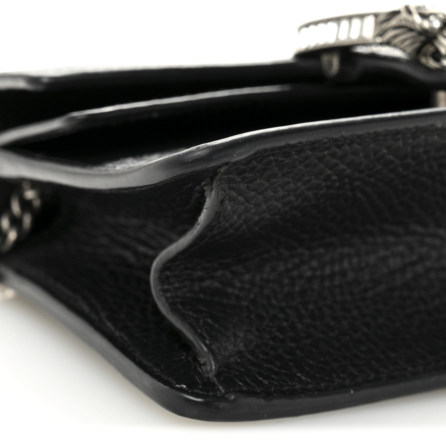 Gucci Dollar Calfskin Crystal Mini Dionysus Top Handle Bag Black Crystal 9 of 11