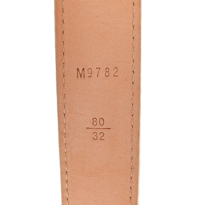 Louis Vuitton Damier Azur 25mm Mini Belt 80 32 3 of 6