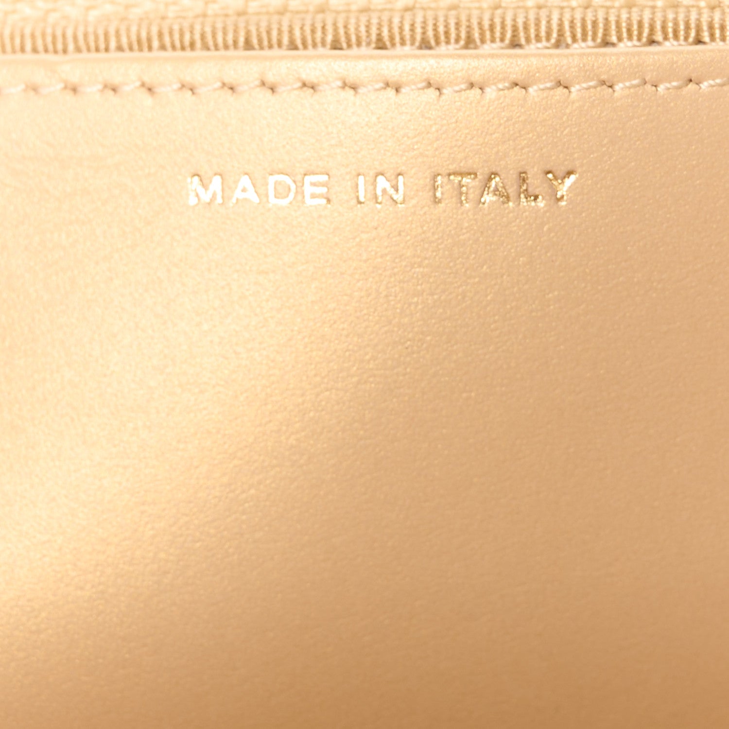 Chanel Pearly Caviar Quilted Wallet On Chain WOC Gold 7 of 12