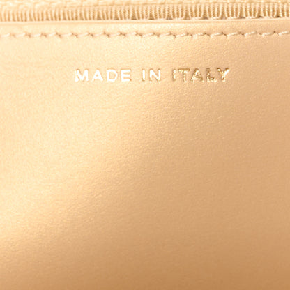 Chanel Pearly Caviar Quilted Wallet On Chain WOC Gold 7 of 12