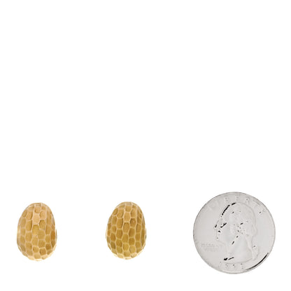Pomellato 18K Yellow Gold Duna Dome Earrings 2 of 5