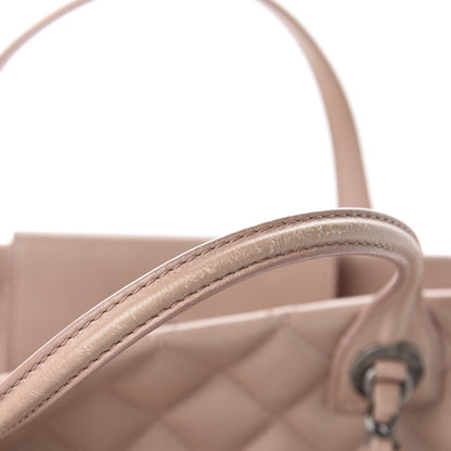 Chanel Calfskin Quilted Small Easy Shopping Tote Light Pink 9 of 18