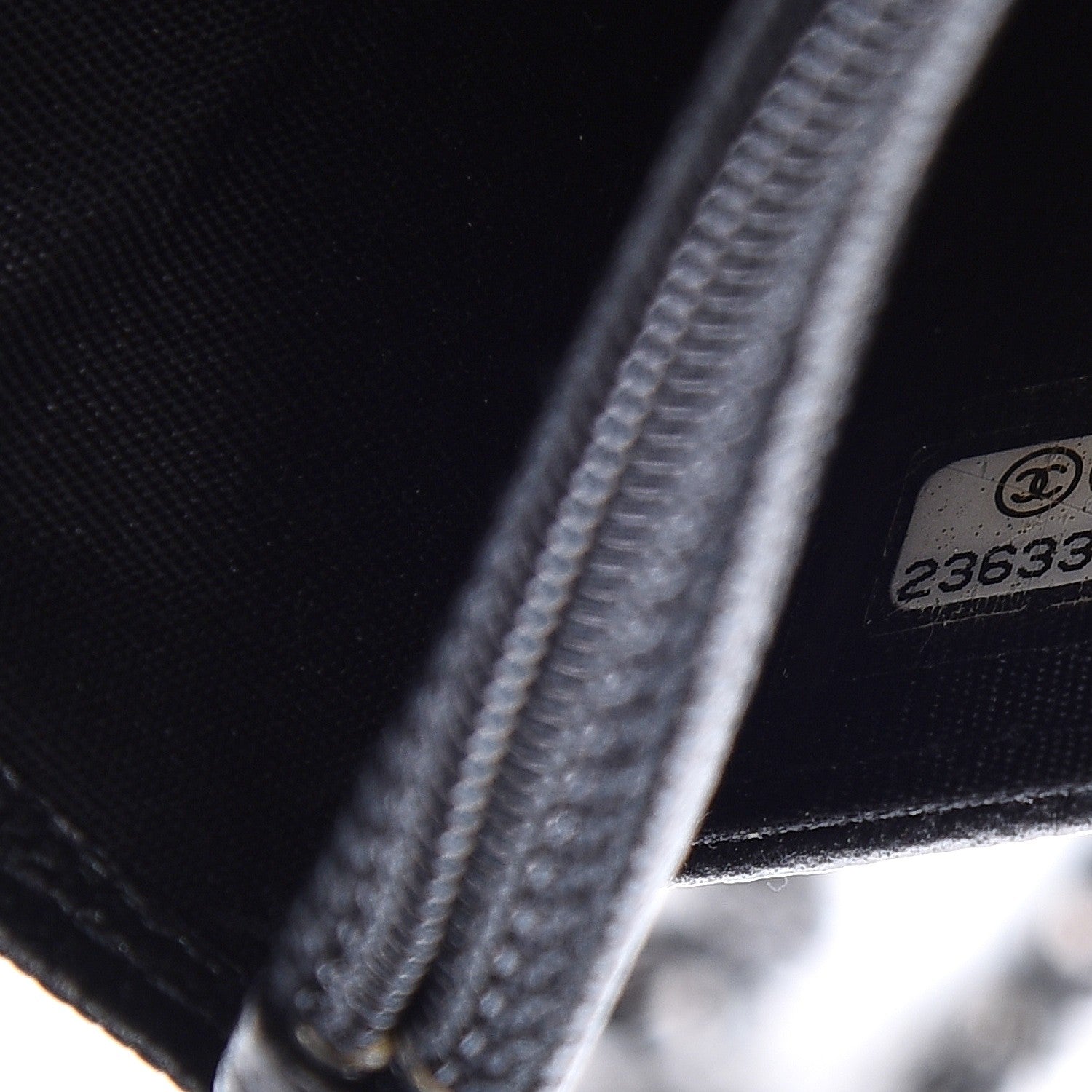 Chanel Caviar Quilted Boy Wallet On Chain WOC So Black 7 of 9