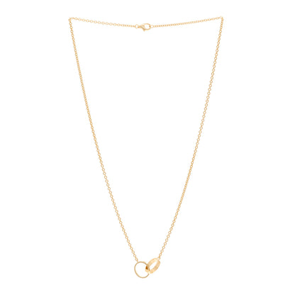 Cartier 18K Yellow Gold Interlocking LOVE Necklace 3 of 5