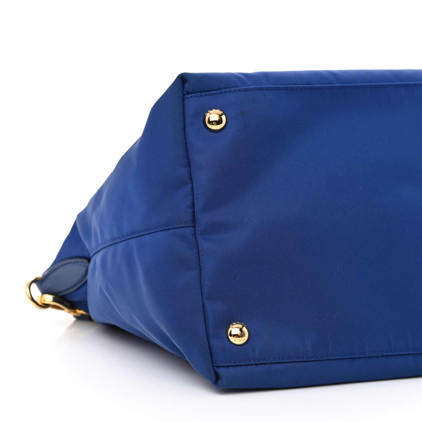 Tessuto Nylon Saffiano Tote Bluette