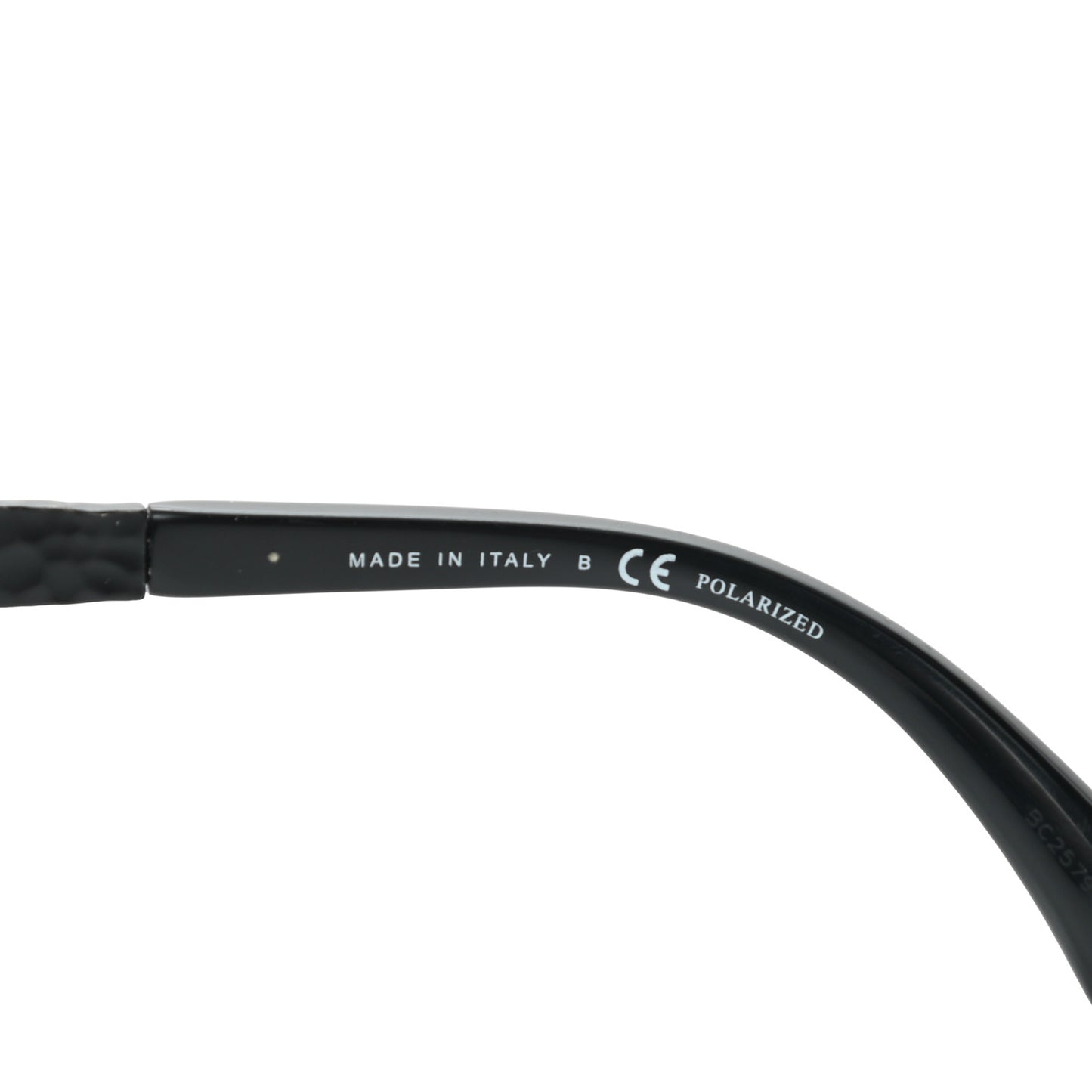 Acetate Metal Polarized Rectangle Sunglasses 5442 Black