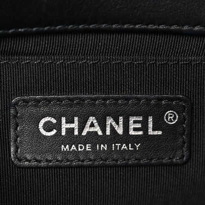 Chanel Lambskin Quilted Medium Boy Flap Black 6 of 10