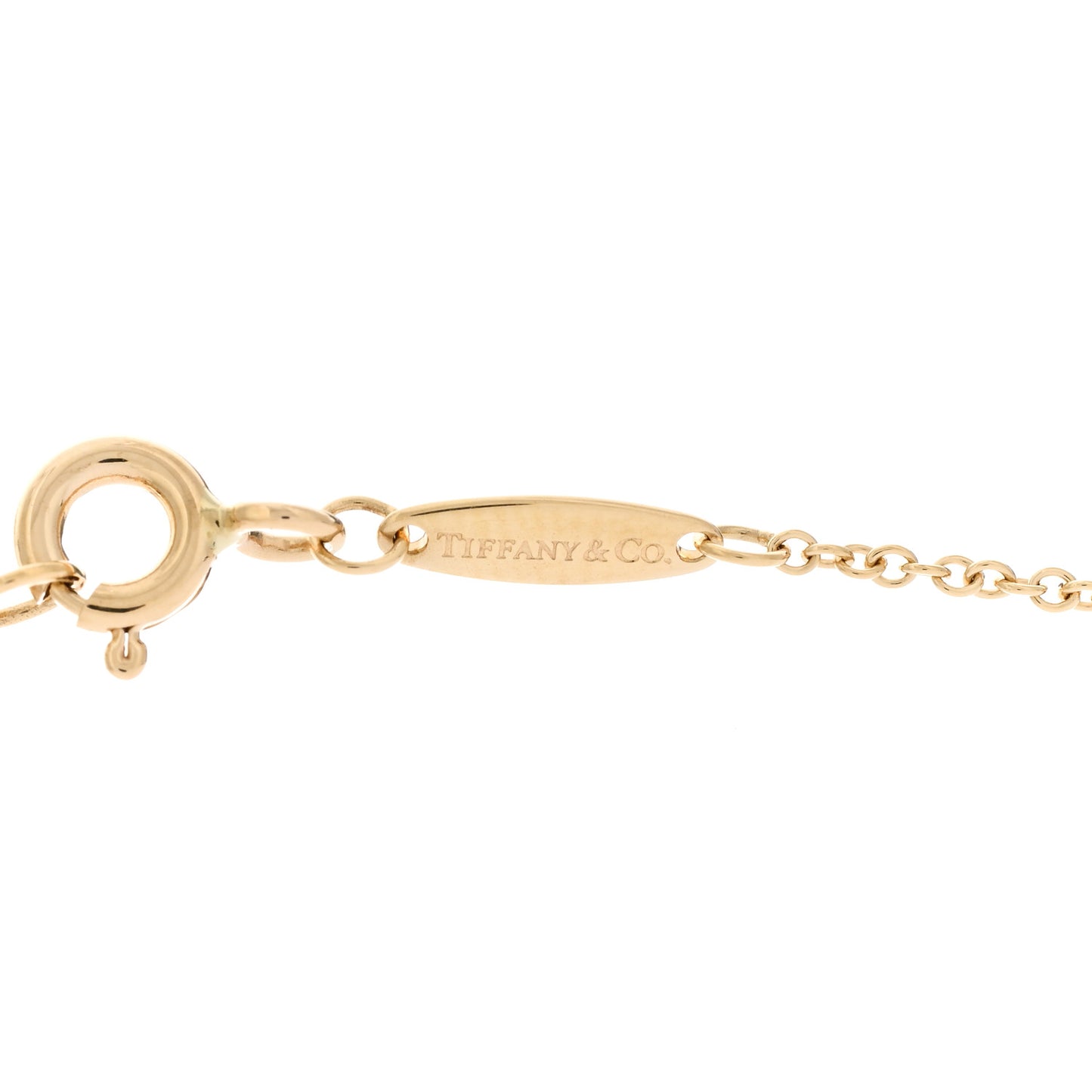 18K Yellow Gold Elsa Peretti Diamonds by the Yard 3 Station Necklace