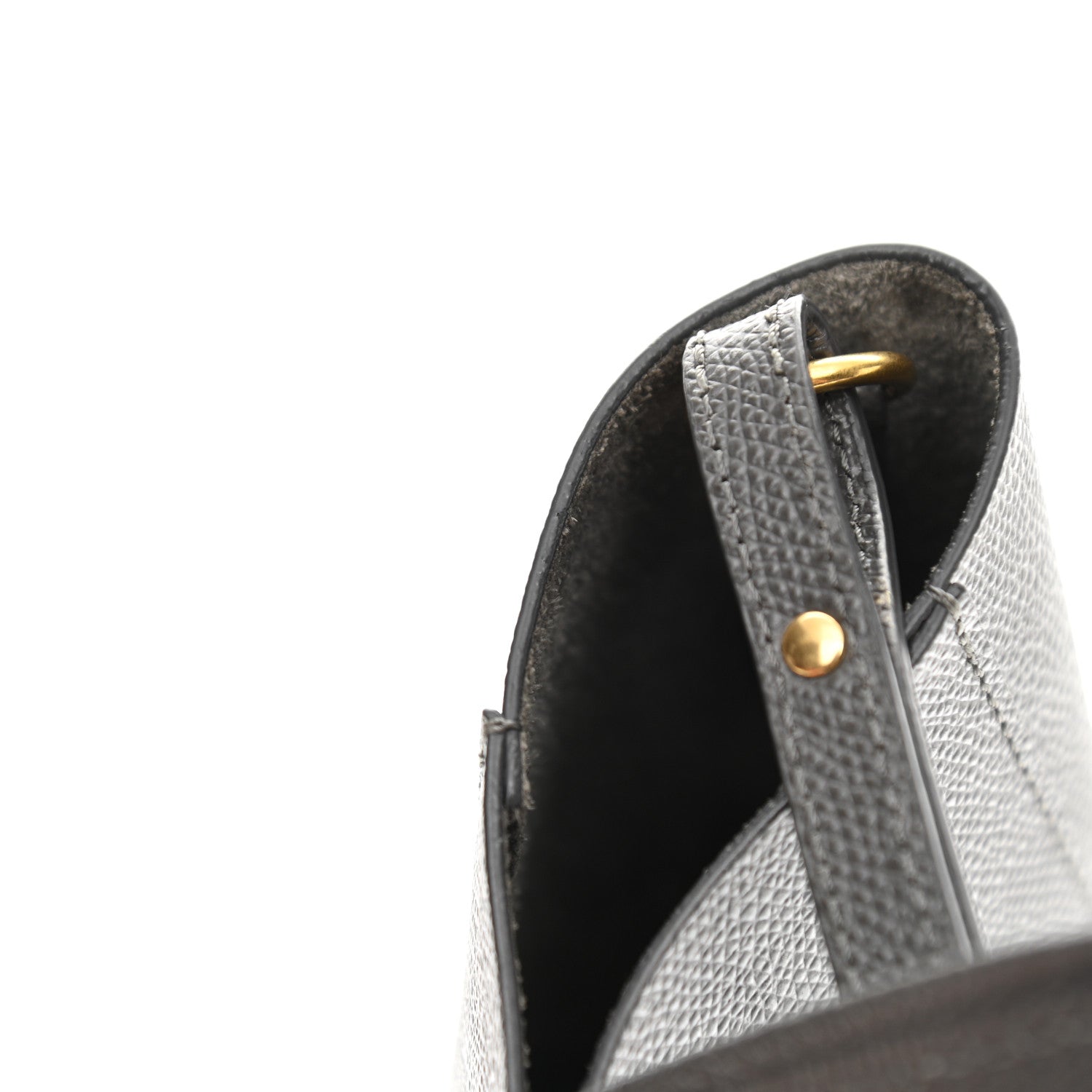 Celine Grained Calfskin Small Vertical Cabas Grey 10 of 11