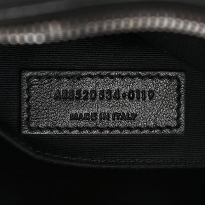 Saint Laurent Calfskin Matelasse Monogram Lou Camera Bag Black 6 of 11