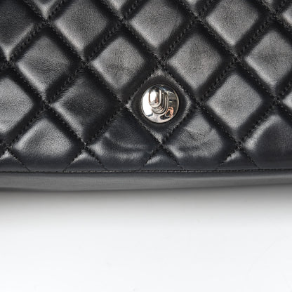 Chanel Lambskin Quilted Medium Single Flap Black 13 of 15