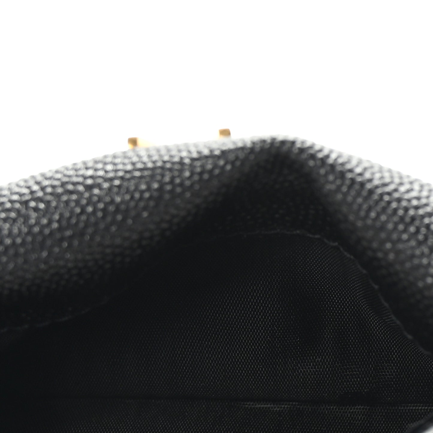 Grain De Poudre Uptown Monogram Card Case Black