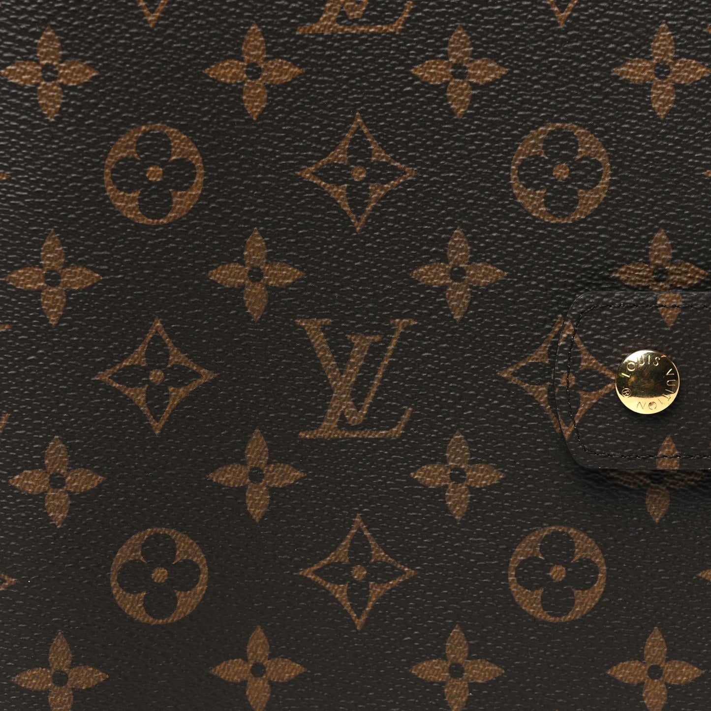 Monogram Large Ring Agenda Cover