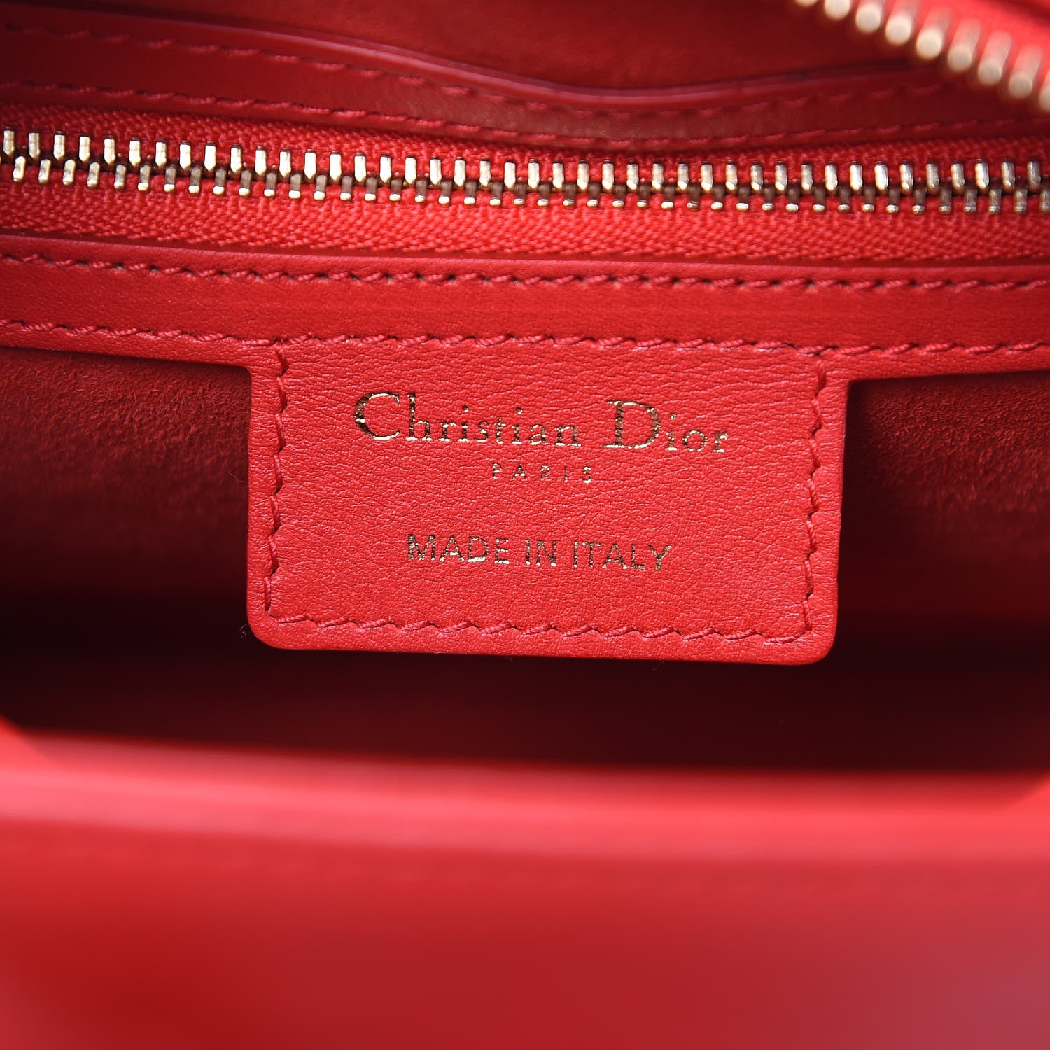 Christian Dior Calfskin Niki De Saint Phalle Medium Supple Lady Dior Red 6 of 12