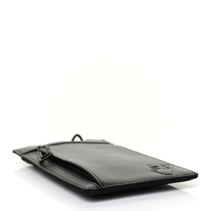 Off-White Calfskin Embossed Logo Phone Bag Black 4 of 7