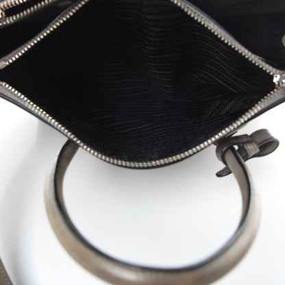 Prada Glace Calf Twin Pocket Tote Marmo 7 of 20