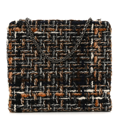 Chanel Tweed Kisslock Minaudiere Black Multicolor 1 of 12