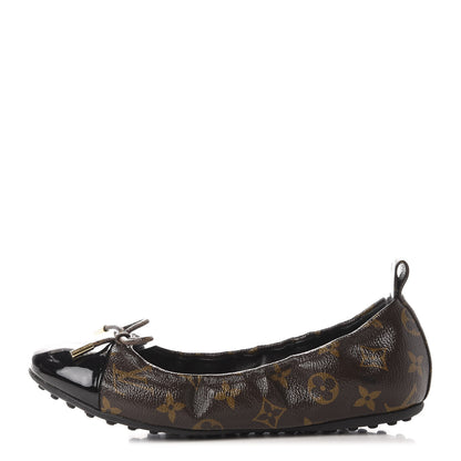 Louis Vuitton Monogram Flirty Ballerina Flats 39 Black 1 of 10