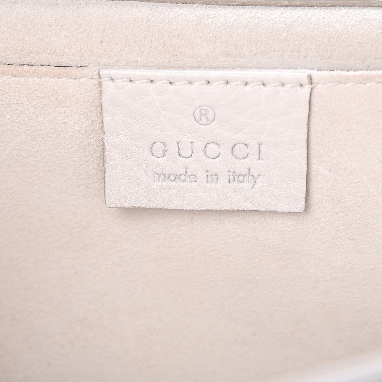 Pebbled Calfskin 1973 Clutch Off White