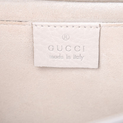 Gucci Pebbled Calfskin 1973 Clutch Off White 10 of 10
