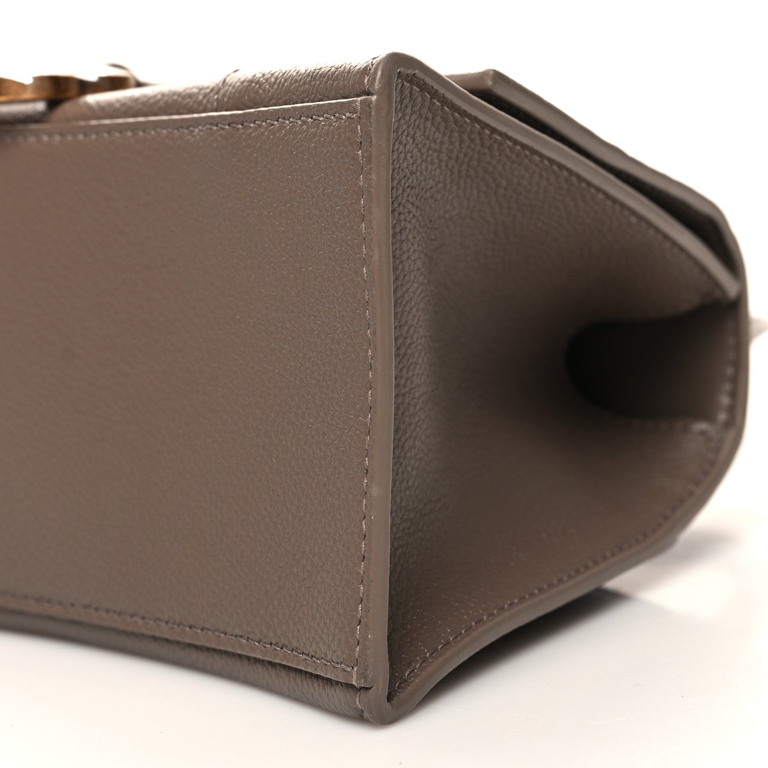 Balenciaga Grained Calfskin Small Hourglass Top Handle Bag Mink Grey 10 of 11