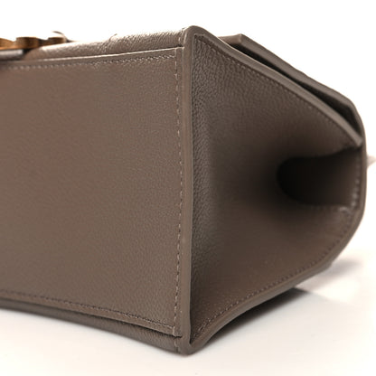 Balenciaga Grained Calfskin Small Hourglass Top Handle Bag Mink Grey 10 of 11