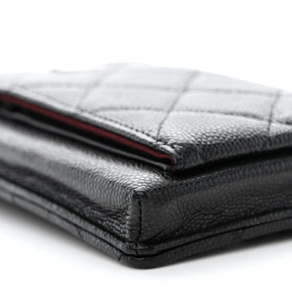 Chanel Caviar Quilted Zip Phone Case Black 11 of 13