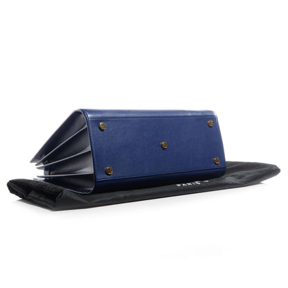Saint Laurent Leather Small Sac De Jour Blue 4 of 7