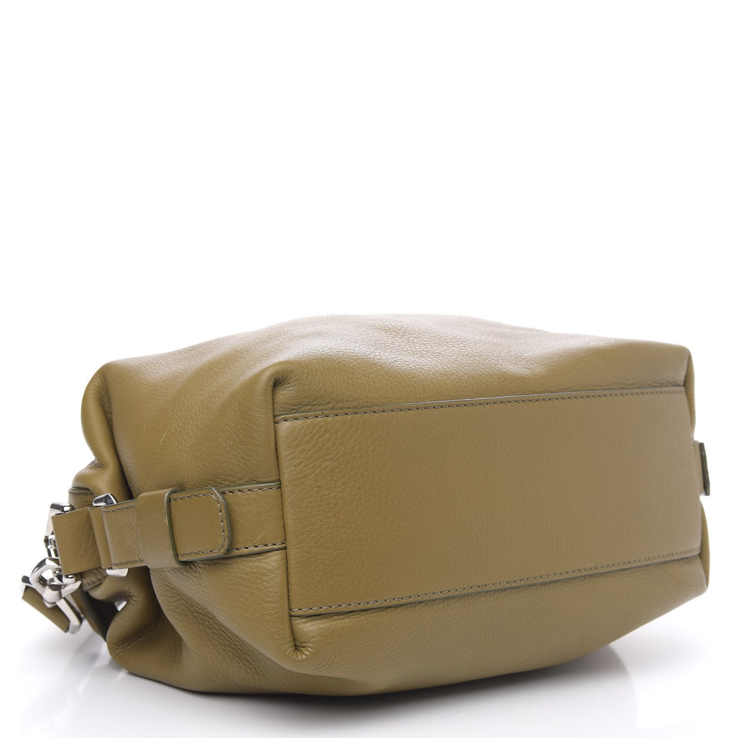 Waxy Grained Calfskin Small Nightingale Olive
