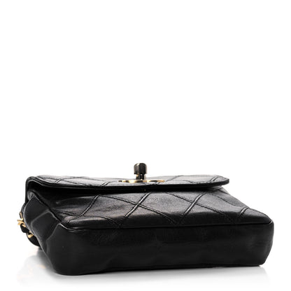 Chanel Calfskin Quilted Flap Waist Belt Bag 75 30 Black 4 of 11