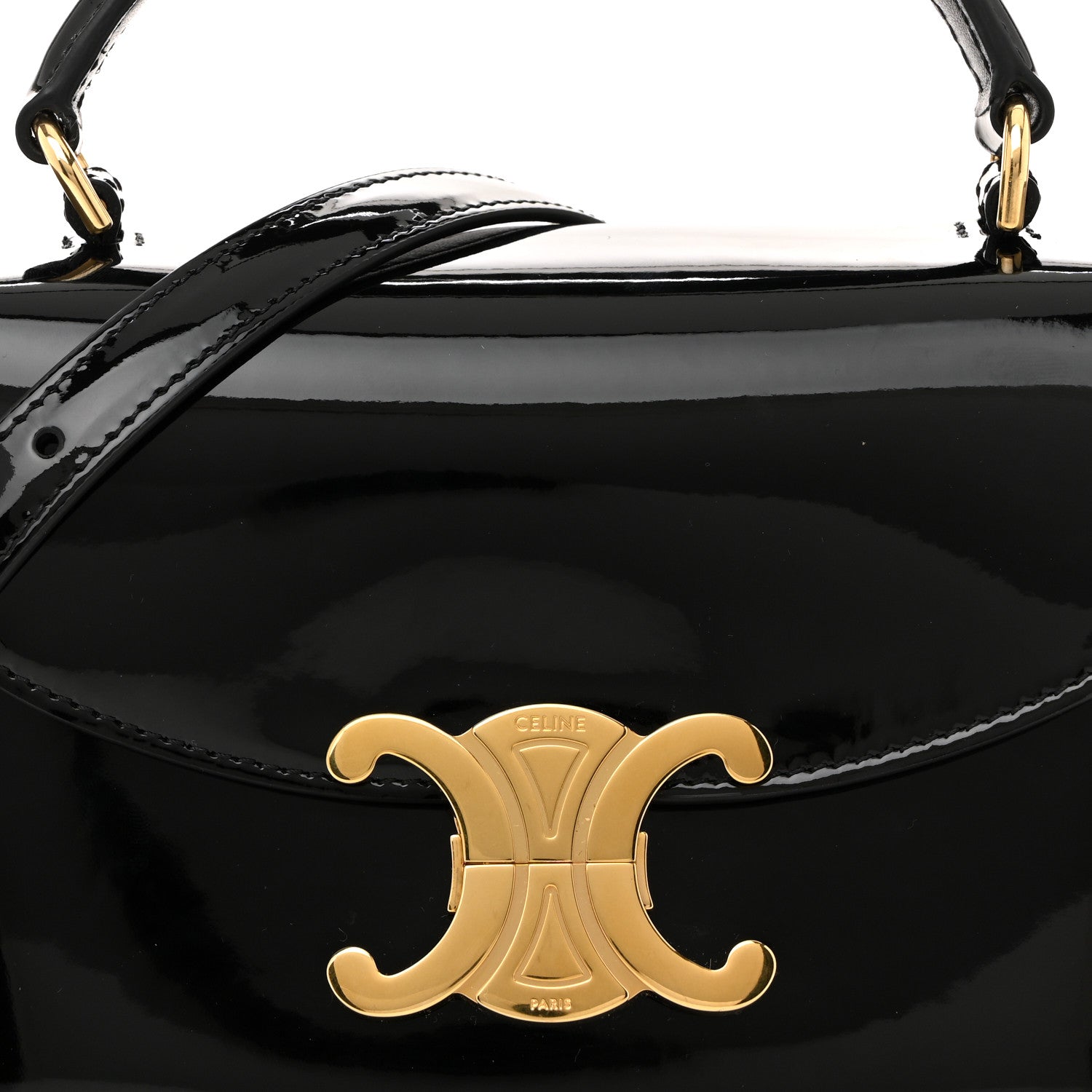 Celine Patent Calfskin Teen Nino Black 8 of 12