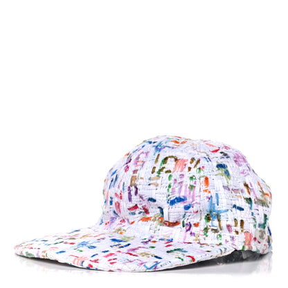 Chanel Tweed Cap Hat Multicolor 1 of 3