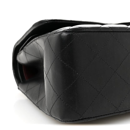 Chanel Lambskin Quilted Jumbo Double Flap Black 9 of 10