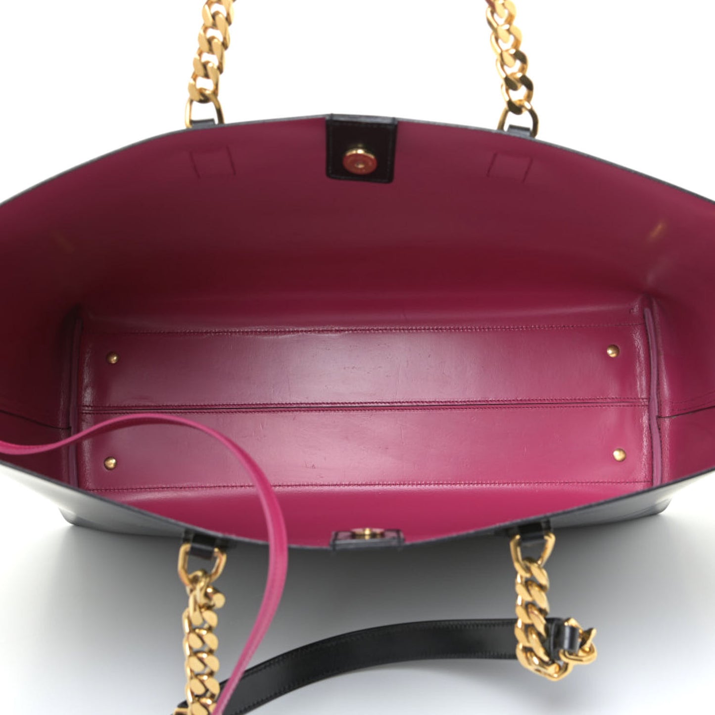 Calfskin Large Paris Shopper Tote Black