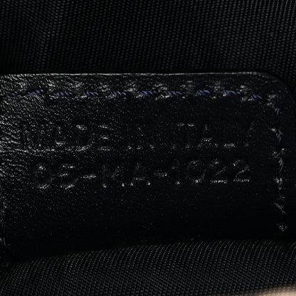 Christian Dior Monogram Mini Saddle Bowler Navy 7 of 10
