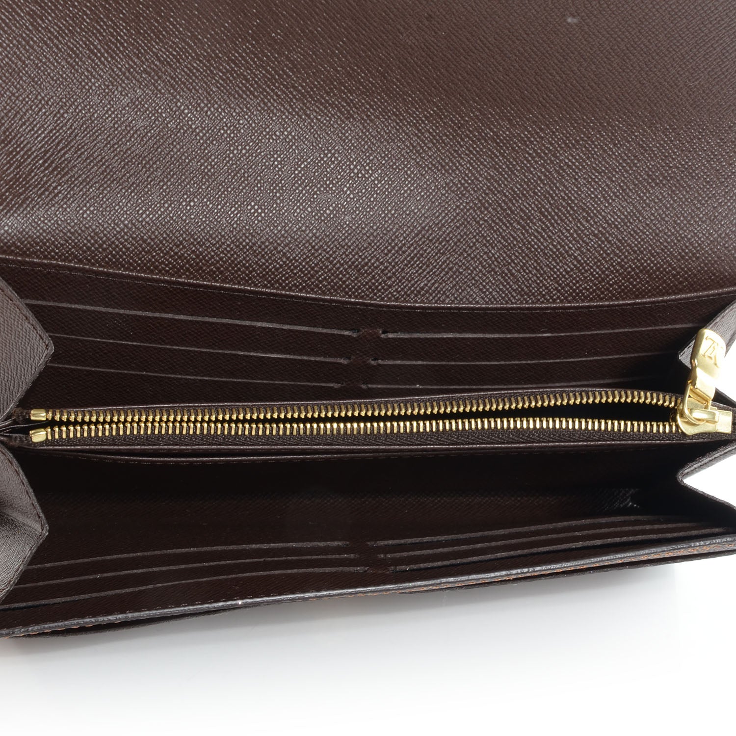 Louis Vuitton Damier Ebene Sarah Wallet 5 of 7