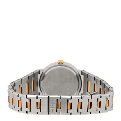 Bulgari Stainless Steel 18K Yellow Gold 26mm Quartz Watch Black 3 of 4