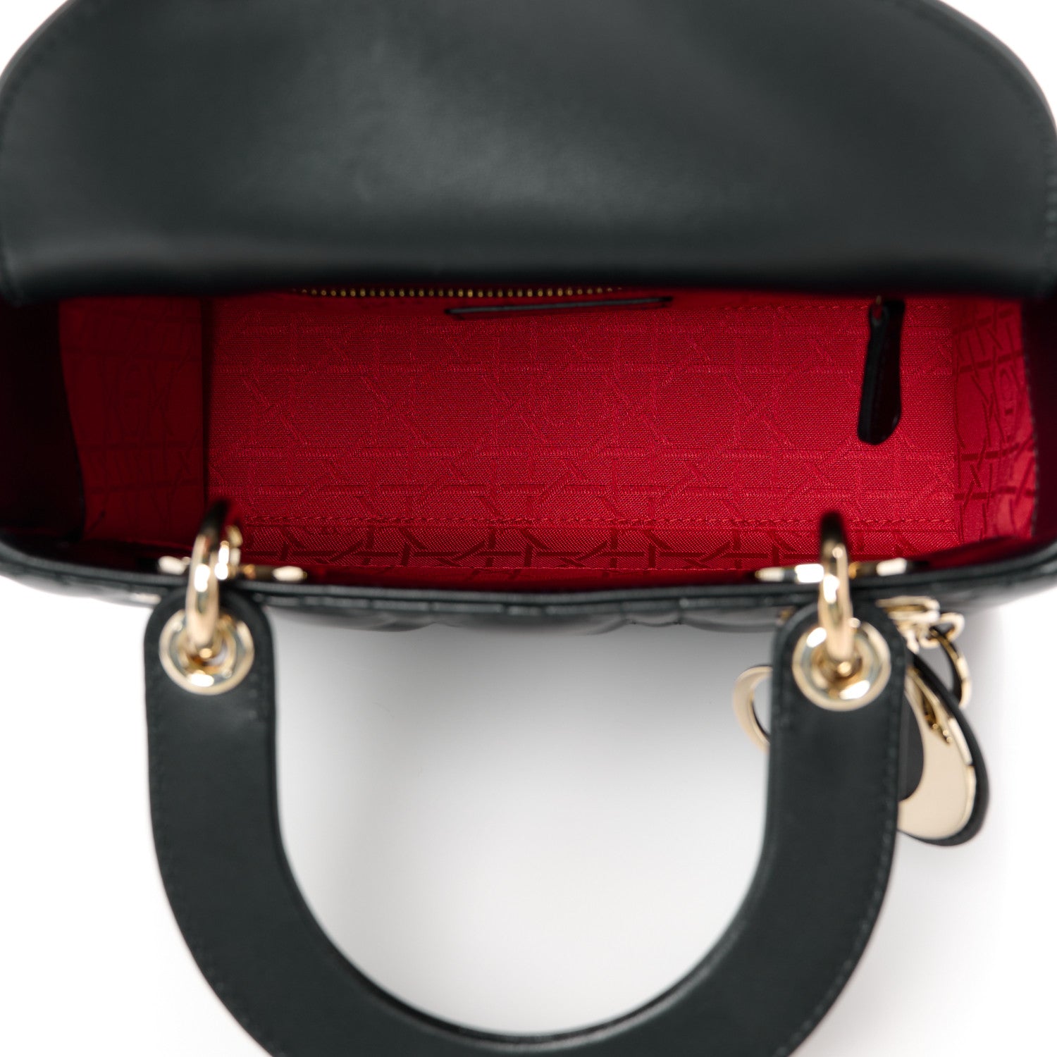 Christian Dior Lambskin Cannage Small My ABCDior Lady Dior Black 5 of 11