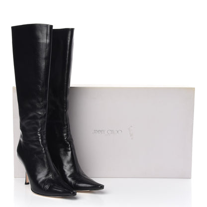 Jimmy Choo Kid Peony Knee Hight Boots 38.5 Black 11 of 11